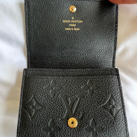 Authentic LOUIS VUITTON Monogram Empreinte Card Holder - Picture 4 of 9